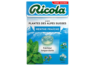 B.20 étuis Ricola Menthe fraiche
