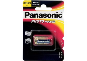 Blister de 1 pile Panasonic photo lithium CR123A