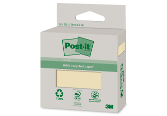 P.6 étuis Post-it recyclés 2 blocs