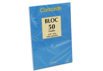 C.10 Blocs à lettre unis A4