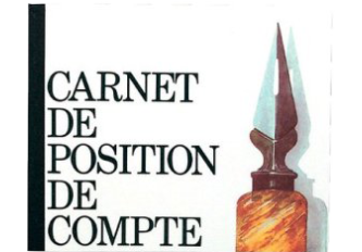 Carnet position compte