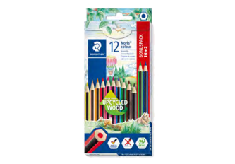 Etui 12 crayons de couleur recyclés