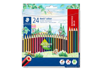 Etui 24 crayons couleur recyclés