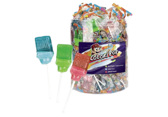 B.100 Sucettes pinceau tâche
