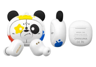 Écouteurs ONIKUMA sans fil Lukg T20 Bluetooth 5.3 | Blanc