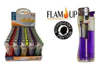 Briquets Flam'up curve grand