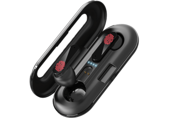 Ecouteurs Bluetooth Pocket Sound avec Dock de Charge - Noir