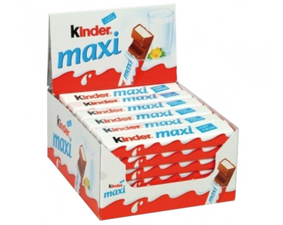 Kinder Maxi - Sachet de 2 barres de chocolat