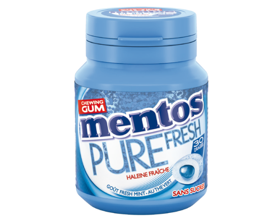 B.6 Box Mentos Pure Fresh - Gum bottle - Chewing gum - Confiserie - Protabac