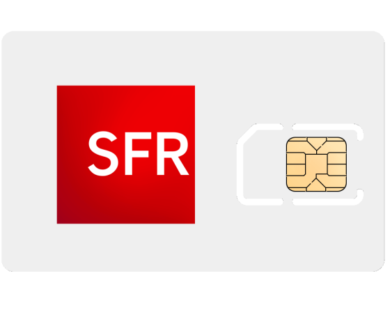 Carte SIM SFR - SIM - Téléphonie prépayée - Téléphonie